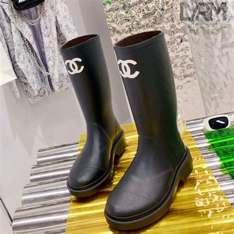 rain boots chanel|rubber chanel boots 2021.